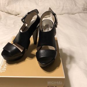 Michael Kors black Carla heels